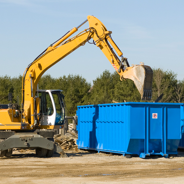 what size residential dumpster rentals are available in Clinton